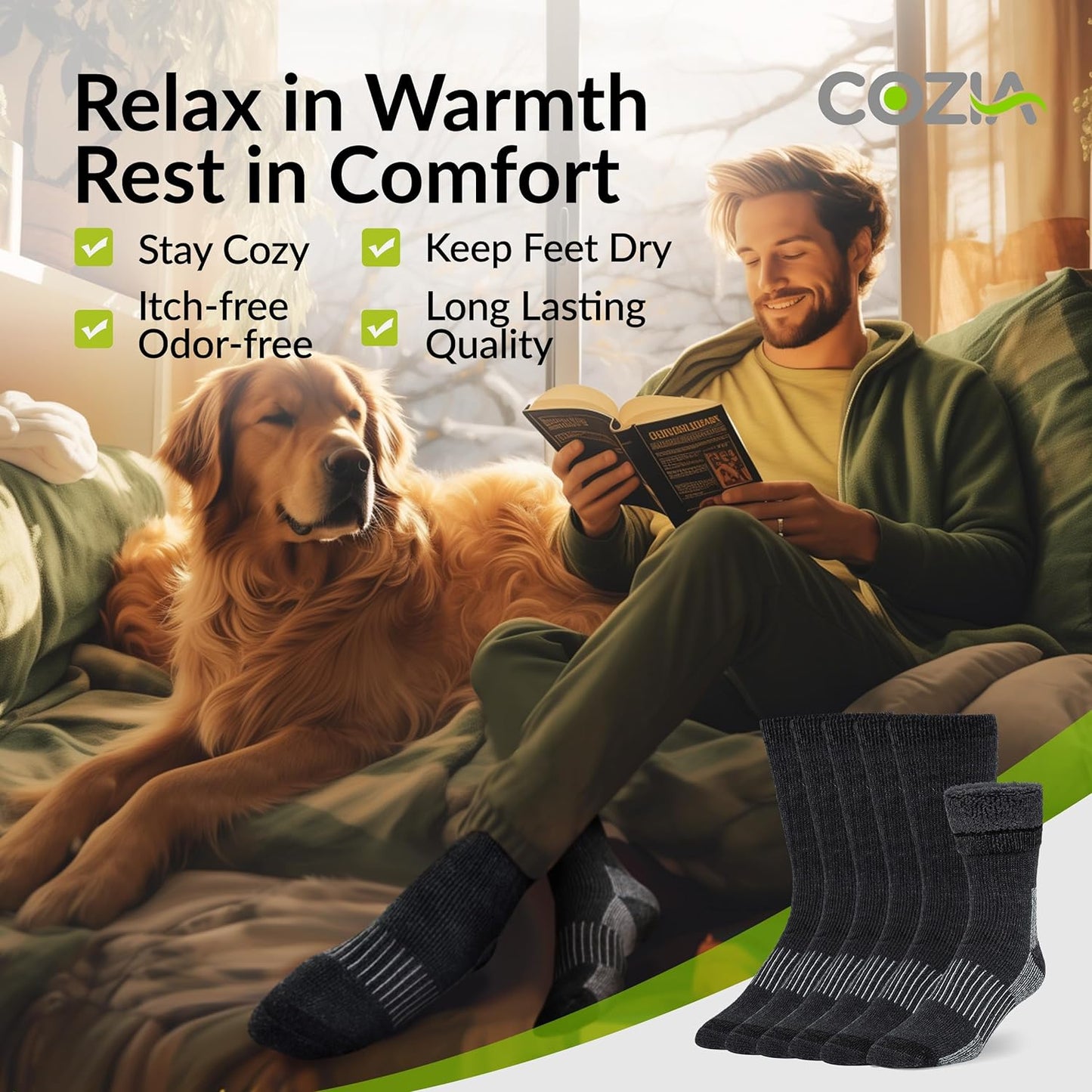 COZIA™️ Merino Wool Socks -Warm Socks for Winter