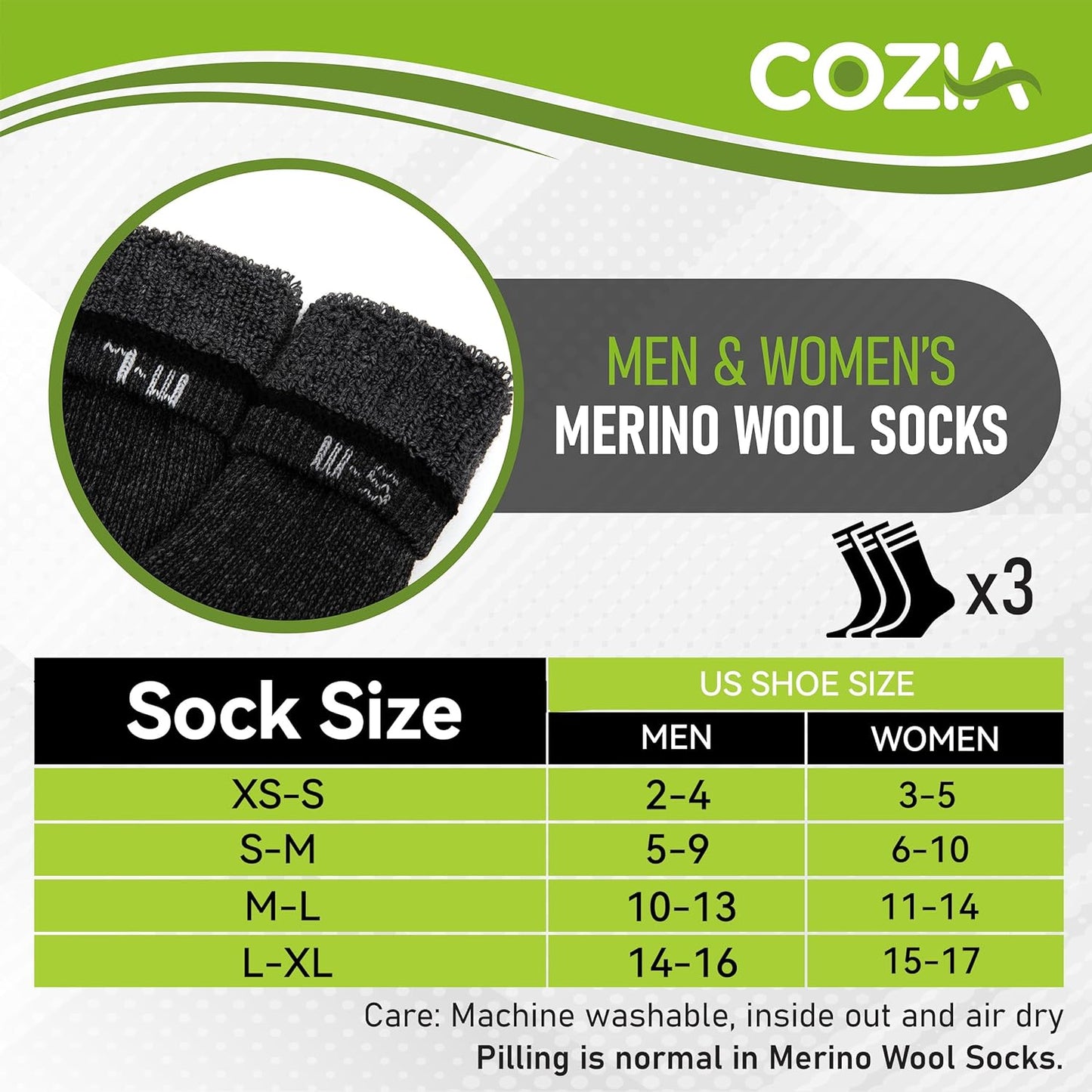 COZIA™️ Merino Wool Socks -Warm Socks for Winter