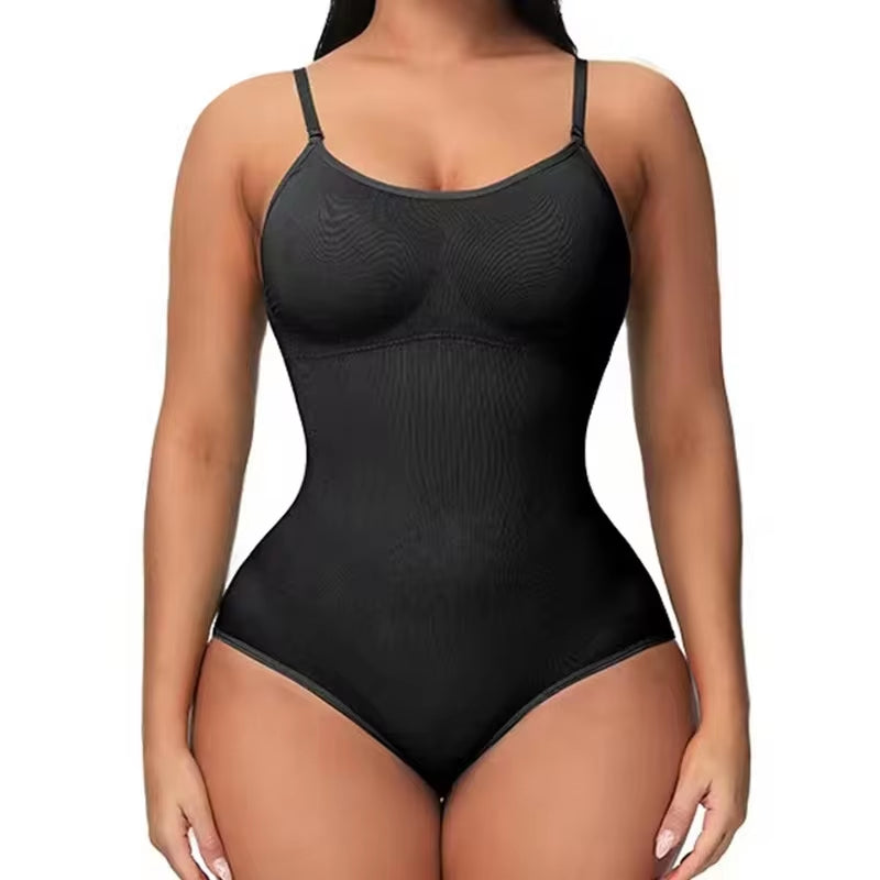 Super Sale V Neck Spaghetti Strap Bodysuit 