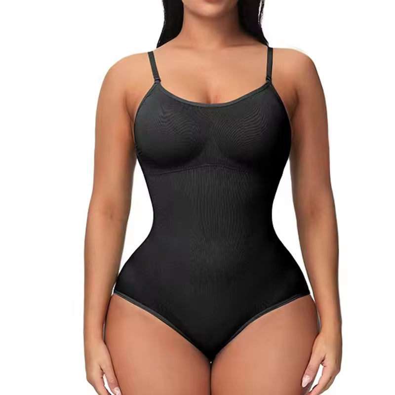 Super Sale V Neck Spaghetti Strap Bodysuit 