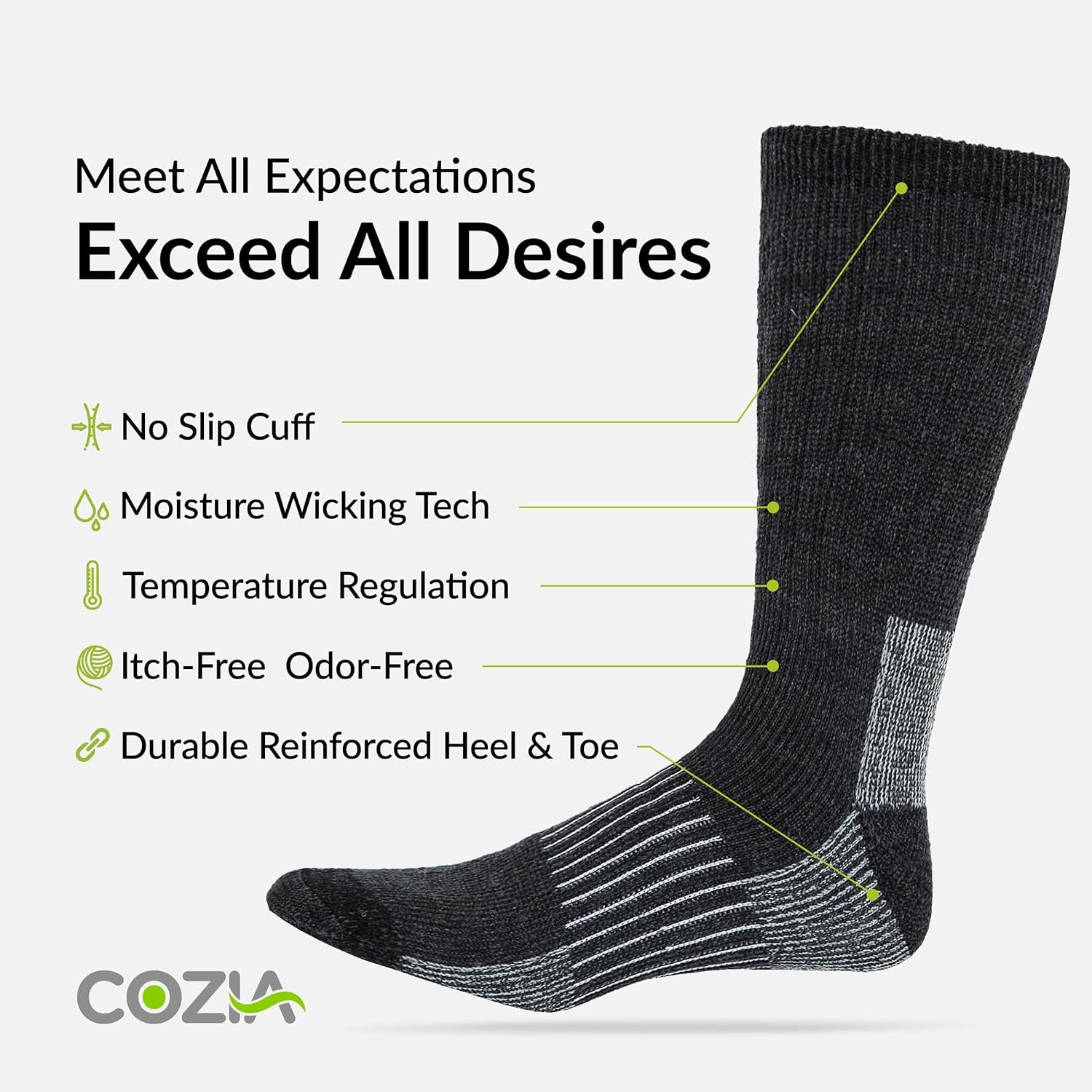 COZIA™️ Merino Wool Socks -Warm Socks for Winter